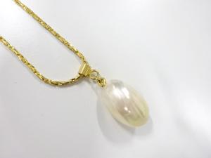 アンティーク　白蝶貝　ネックレス